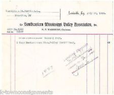 Southeastern Mississippi Valley Association Antique Advertising Sales Receipt picture