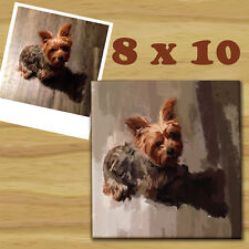 Custom Commissioned Dog Painting Puppy Artwork Art 8x10 Adorable Art  picture