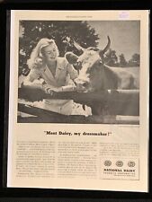 Vintage 1945 National Dairy Org. Print Ad picture