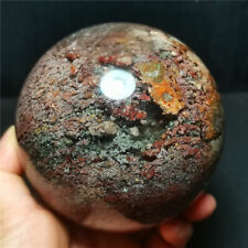 RARE 1264G Natural Polished Thousand Layer Phantom Crystal Ball Healing WD1105 picture