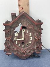 LUX Swinging Bluebird pendulette clock Parts )As-Is Please See Pictures) picture