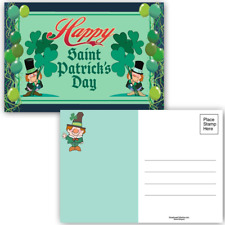 Happy St Patricks Day Postcards - 4 X 6 Happy St Patricks Day Postcards 40 Count picture