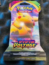 Pokemon Sword&Shield Vivid Voltage - Pikachu cover booster pack picture