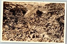 Vintage RPPC Hollywood CA View from the Sky ca. 1925-42 A432 picture