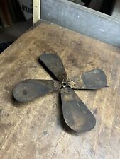 Antique Old Robbins & Meyers R&M Electric 16 Inch Brass Table Fan Blades Part picture