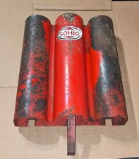 Vintage Sohio Grease Gun Tube Holder Wall Rack Gas Service Station Garage picture