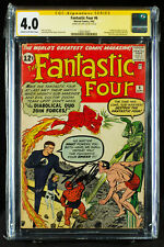 FANTASTIC FOUR #6 CGC 4.0 SS Very Good VG signed by writer STAN LEE super HTF  picture