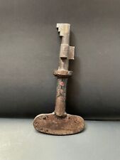 Old Vintage Rare Handmade Unique Shape Rustic Iron Big Skeleton Key Collectible picture