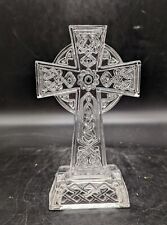 Vintage LENOX Jeweled Celtic Crystal Cross 7.5 inches Irish Catholic Knotwork  picture