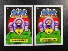 MTV The Maxx Sam Kieth Slop Culture Kids 2 Card Set Garbage Pail Kids Spoof picture