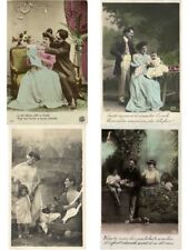 GLAMOUR FAMILY FAMILIES 95 Vintage Real Photo Postcards (L6046) picture