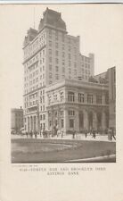 OLD BROOKLYN POSTCARD~TEMPLE BAR,DIME SAVINGS BANK~UDB~NYC picture