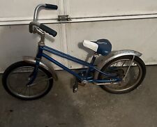 Vintage Schwinn Blue Mini Bike Measures 42” Long, 29” Tall picture