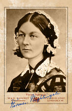 FLORENCE NIGHTINGALE Pioneering Nurse Vintage Photograph CDV2 Cabinet Card picture