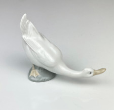 Vintage NAO Lladro Spain White Goose Duck Handmade Porcelain Figurine 1978 picture