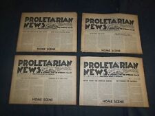 1954 PROLETARIAN NEWS NEWSPAPER - LOT OF 4 - NP 4103 picture