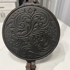 Vintage Mustad & Sons Cast Iron Pizzelle Iron Krumbake Waffle Maker  Norway picture