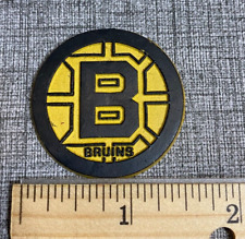 VINTAGE NHL HOCKEY BOSTON BRUINS TEAM LOGO COLLECTIBLE RUBBER MAGNET picture