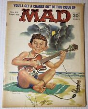 Vintage MAD Magazine Alfred E. Neuman Guitar Cover #97 September 1965 Issue picture