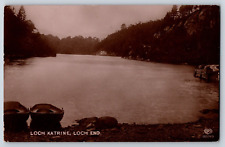 Loch Katrine Loch End Scotland RPPC Real Photo Postcard picture
