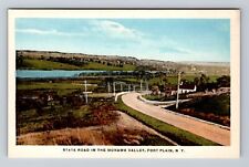 Fort Plain NY-New York, State Road In The Mohawk Valley, Vintage Postcard picture