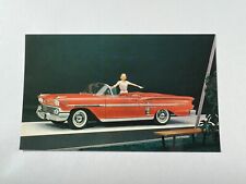 Original 1958 Postcard Chevrolet Impala Convertible in Rio Red picture