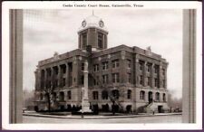 Gainesville Texas Cooke County Courthouse Vintage Postcard picture
