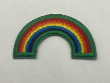 Girl Scouts Cadettes Badge Patch Bridge to Juniors Curved Rainbow Green Border picture