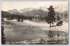 Postcard RPPC Photo Colorado Trail Ridge Road Mummy Range Hidden Valley Vintage picture