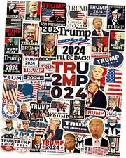 100 Pack Donald Trump 2024 Stickers (Large Size), Bumper Sticker, Trump Decal picture