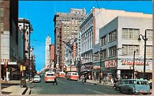 Memphis Main Street Tennessee Postcard c1950 picture