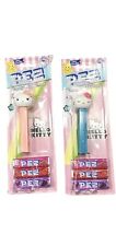 Set Of 2 Hello Kitty Pez Candy Dispenser - Pink and Blue - New picture