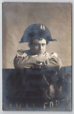RPPC Theater Actor Nepoleon Bonaparte c1905 Real Photo Postcard Q22 picture
