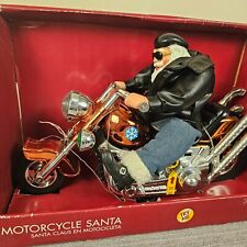 Holiday Time Christmas Motorcycle Santa Born To Be Wild Animated Sings SEE VIDEO picture