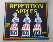 Wholesale Lot of 50 Old Vintage - REPETITION - Apple Crate LABELS - Yakima WASH. picture