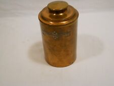 Antique Heintz Sterling Silver On Bronze Humidor Jar # 2582 (READ)  6 1/2 high picture