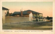 Postcard California Monterey Sherman Hallecks Quarters Koeber PCK 23-5103 picture