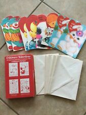 Vintage Lot 8 Antique Valentine Day Cards - New picture