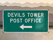 Large 6x3ft Devil’s Tower Post Office Sign Highway Wyoming picture