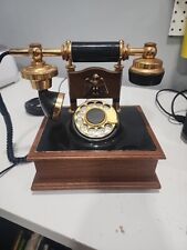 Vintage Western Electric Deco-Tel Brass Eagle Desk Rotary Dial Telephone picture