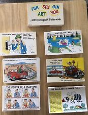 Huge Lot Of 2000 Comic Humor Standard Clean Duplicate Vintage Unused Postcards picture