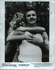 1981 Press Photo Burt Reynolds and Farrah Fawcett star in The Cannonball Run picture