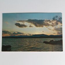 Vintage Postcard Golden Afterglow Lovewell Lake, Fryeburg, Maine picture