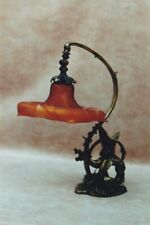 Very rare Galle lamp. Gold Dore Bronze base with Rare Dragon motif. Signed  picture