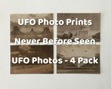 UFO Flying Saucer Photos Alien Space Photo Roswell New Mexico Area 51 - 4 PACK picture