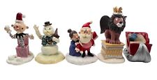 Hawthorne Village Rudolph's Christmas Town Lot of 5 Figures/Sleigh w/1 Flaw picture