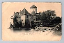 Chateau de Chillon Switzerland Vintage Souvenir Postcard picture