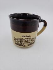Hardee's Rise and Shine Coffee Mug Vintage 1989 Restaurant Ware Cup  picture