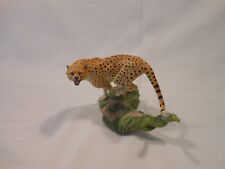 1989 Franklin Mint The Great Cats of the World CHEETAH Porcelain Figurine picture