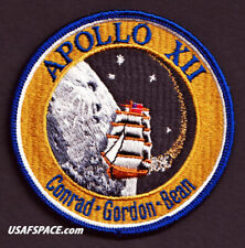APOLLO 12 LION BROTHERS 'pre-hallmark' VINTAGE ORIGINAL NASA CLOTH BACK PATCH picture